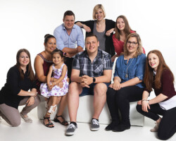 Familien Fotoshooting im Fotostudio in Wolfwil nähe Langenthal und Olten im Kanton Solothurn
